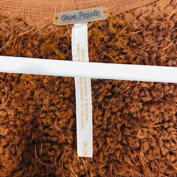 Free People🔥SALE🔥brown oversized sweater - Picture 9 of 10
